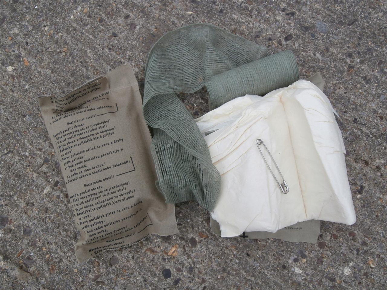 2 X NATO Emergency Bandage Kit First Aid Medical Supplies Genuine Army Surplus eBay