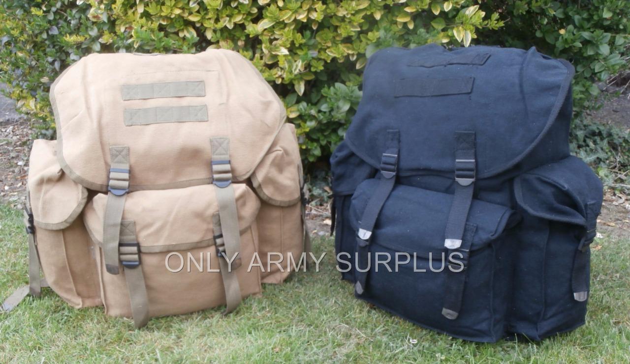 Military Canvas Rucksack / Backpack / Day Sack 35Litre ...