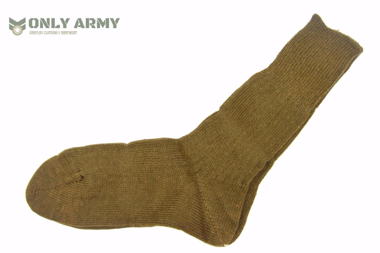 5 X NATO Army / Military Socks Chunky / Thick Wool Blend Socks Will Fit ...