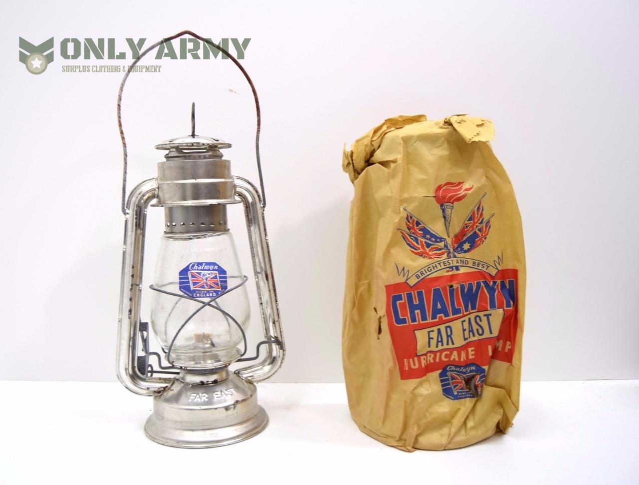 Vintage Chalwyn Hurricane Lamp Ex Mod British Army Oil Paraffin Does Not Apply