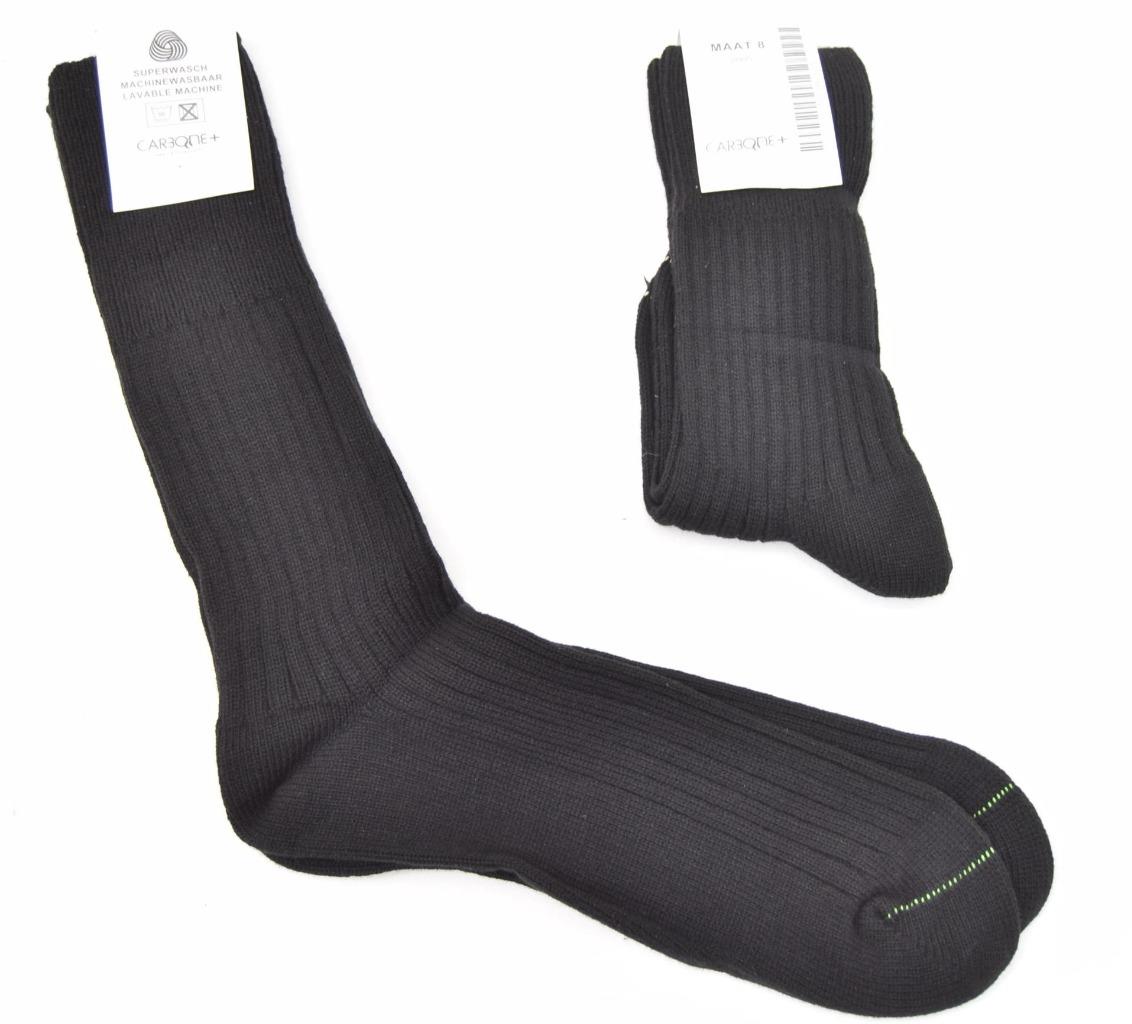 2 x NEW Belgian Army Black Wool Blend Socks Boot Sock Thick Warm Comfy