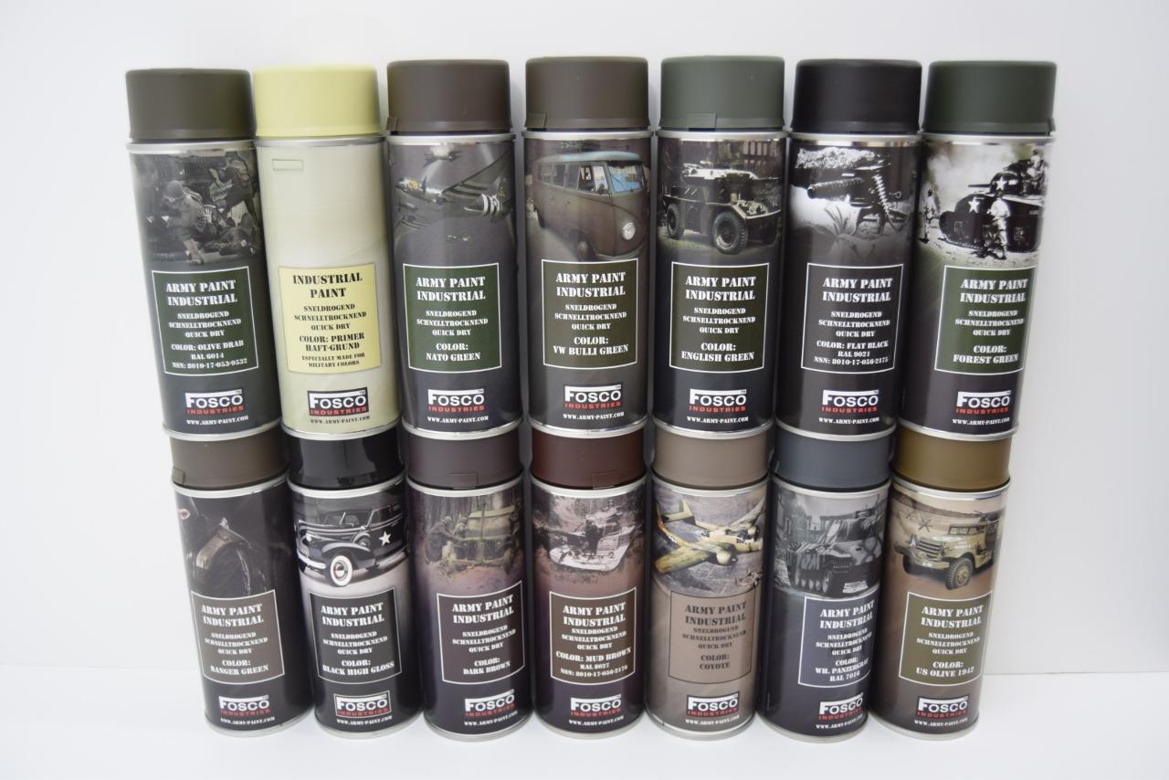 2 X Military Spray Paint Cans 400ml Military Spec Paint Industrial Nato Us Ebay
