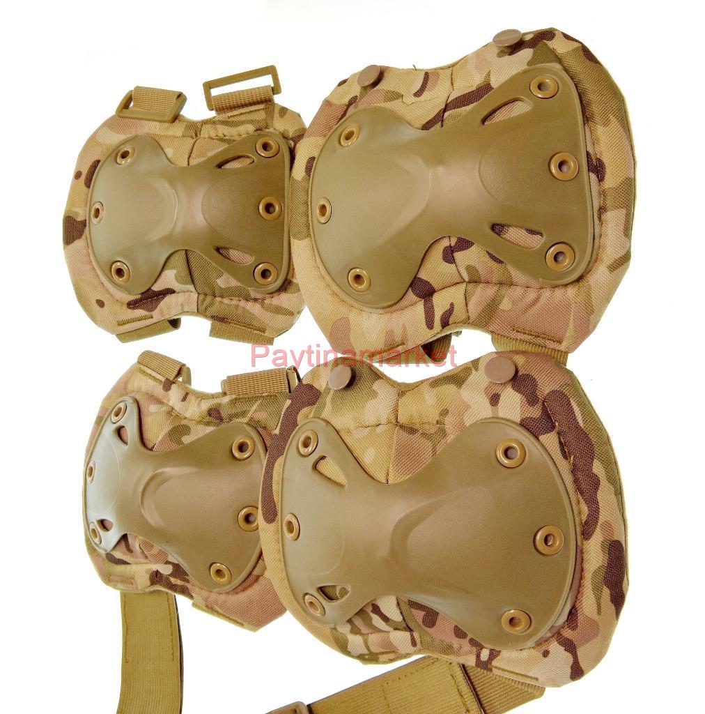 Russian Army Soldier Knee Pad & Elbow Pad SET camouflage Survival