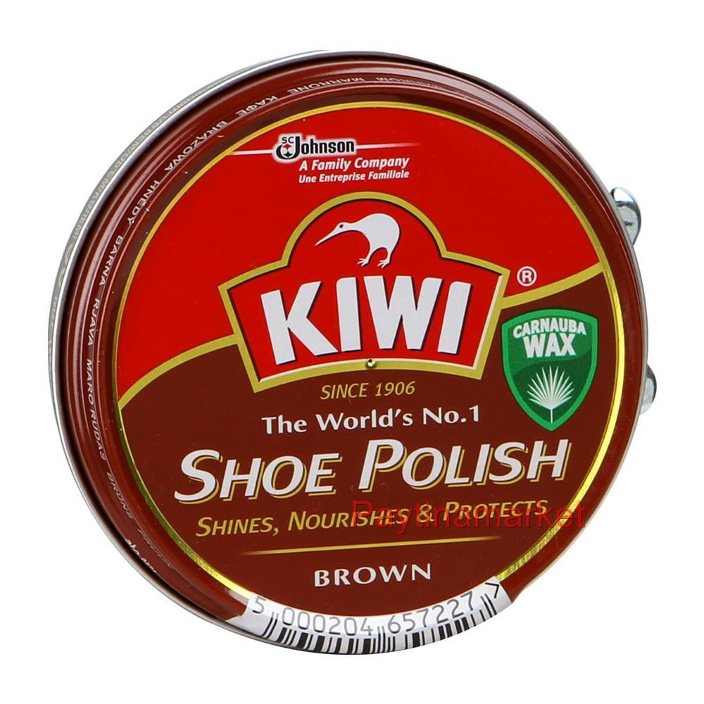 polish boots with kiwi