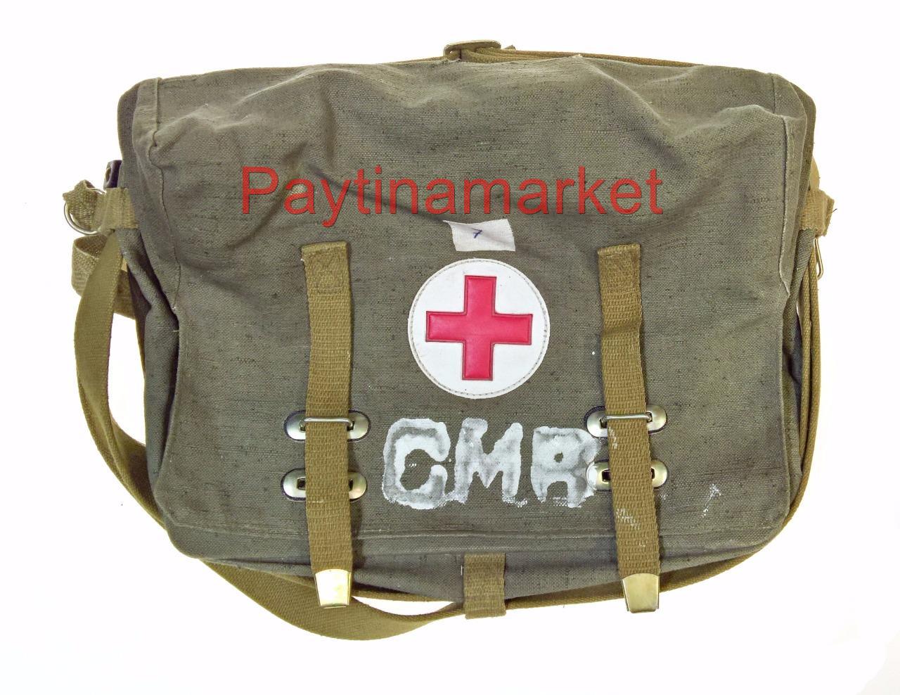 Details About Medical Bag Russian Military Ussr Soviet Army Vintage Medic First Aid Red Cross