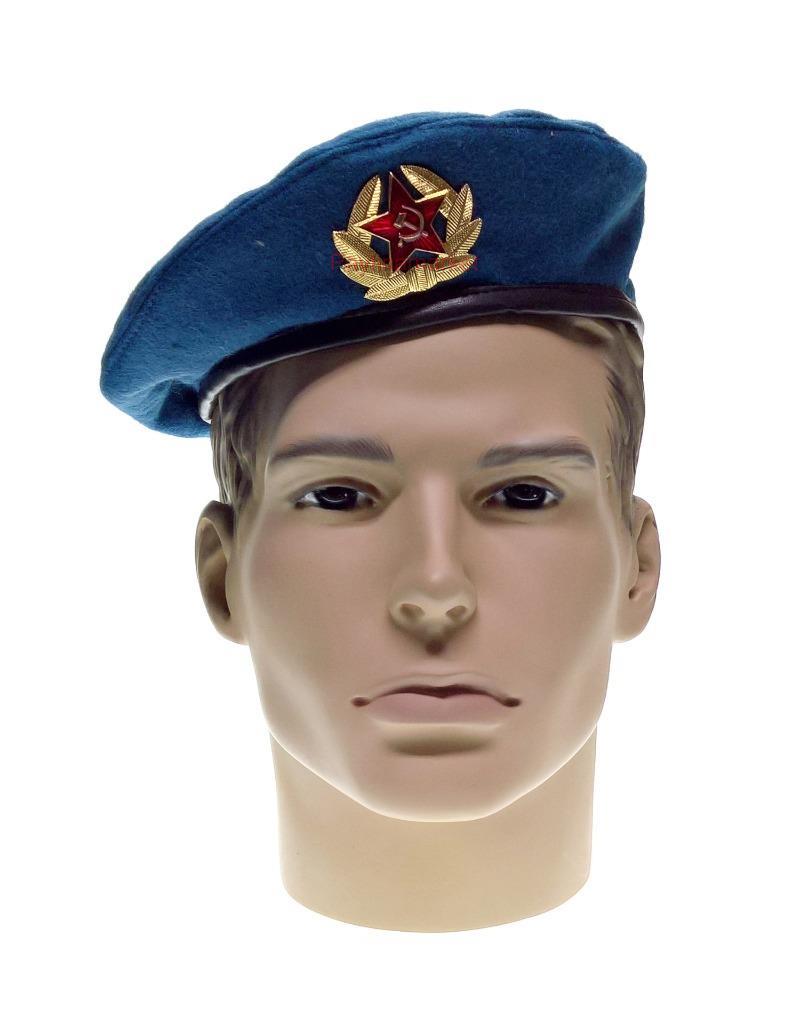 military blue beret vdv hat paratrooper russian ar