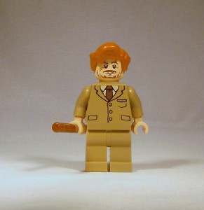 lego harry potter minifigure professor lupin dark tan 4867 plus