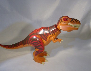 lego dinosaur large dark orange tyrannosaurus t-rex 5886 plus