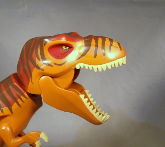 lego dinosaur large dark orange tyrannosaurus t-rex 5886 plus