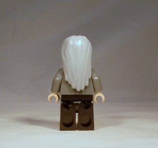 lego harry potter argus filch minifigure long grey hair 4842