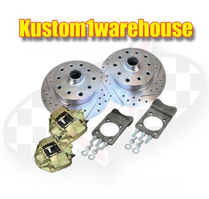 Bolt on Super Beetle disc front brake kit VW Volkswagen 5 on 4 3/4