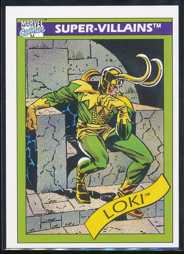 1990 Marvel Universe Series 1 Trading Card 54 Loki eBay