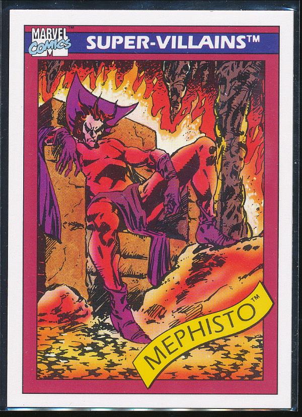 1990 Marvel Universe Series 1 Trading Card 78 Mephisto eBay