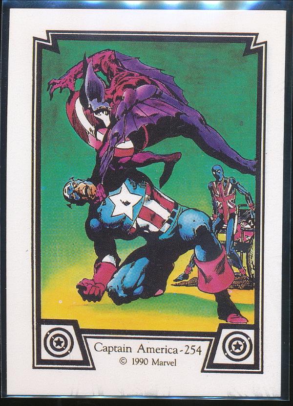1990 Marvel Captain America Trading Card 28 Captain