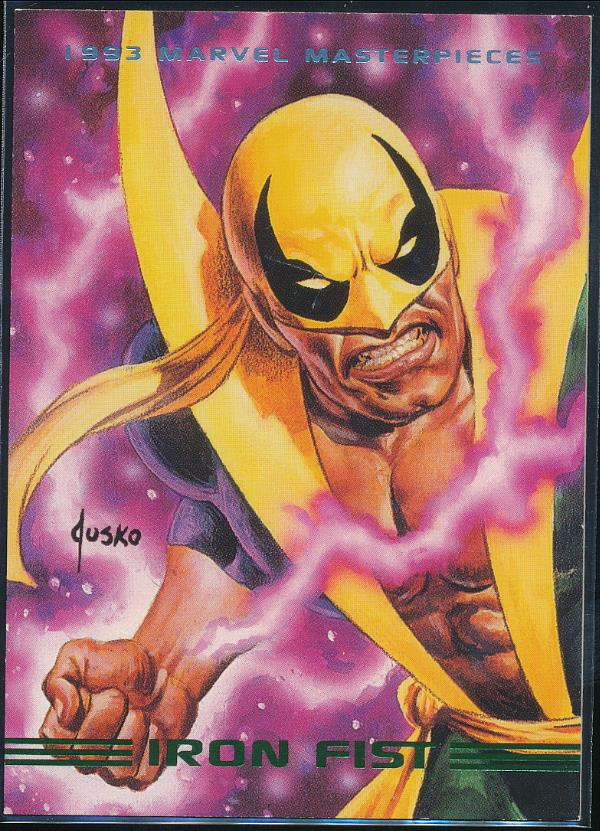 1993 Marvel Masterpieces Trading Card 23 Iron Fist eBay