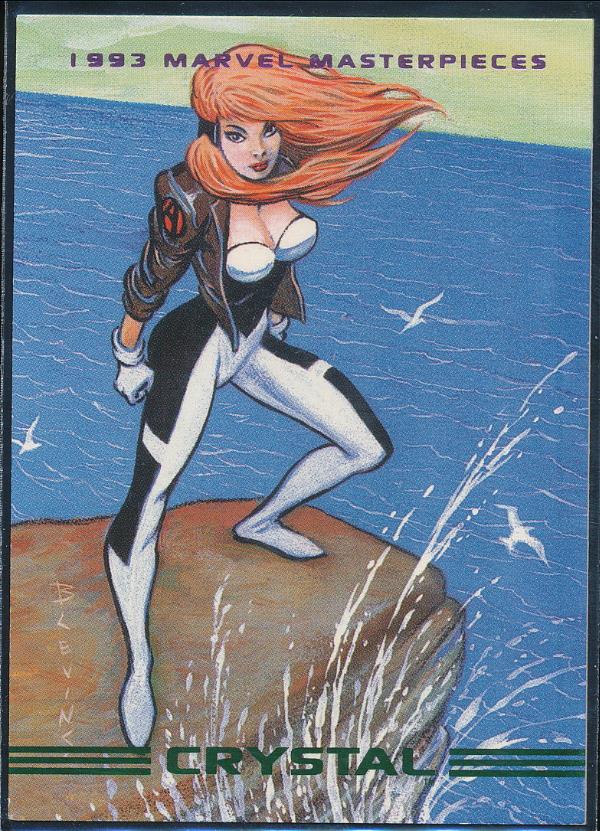 1993 Marvel Masterpieces Trading Card 86 Crystal eBay