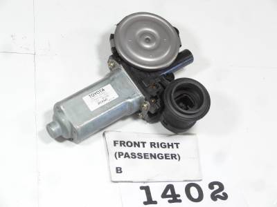 03-07 TOYOTA COROLLA FRONT PASSENGR WINDOW REGULATOR MOTOR