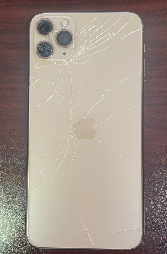 Apple iPhone 11 Pro Max - 64GB - (Unlocked) Gold *Used, Broken