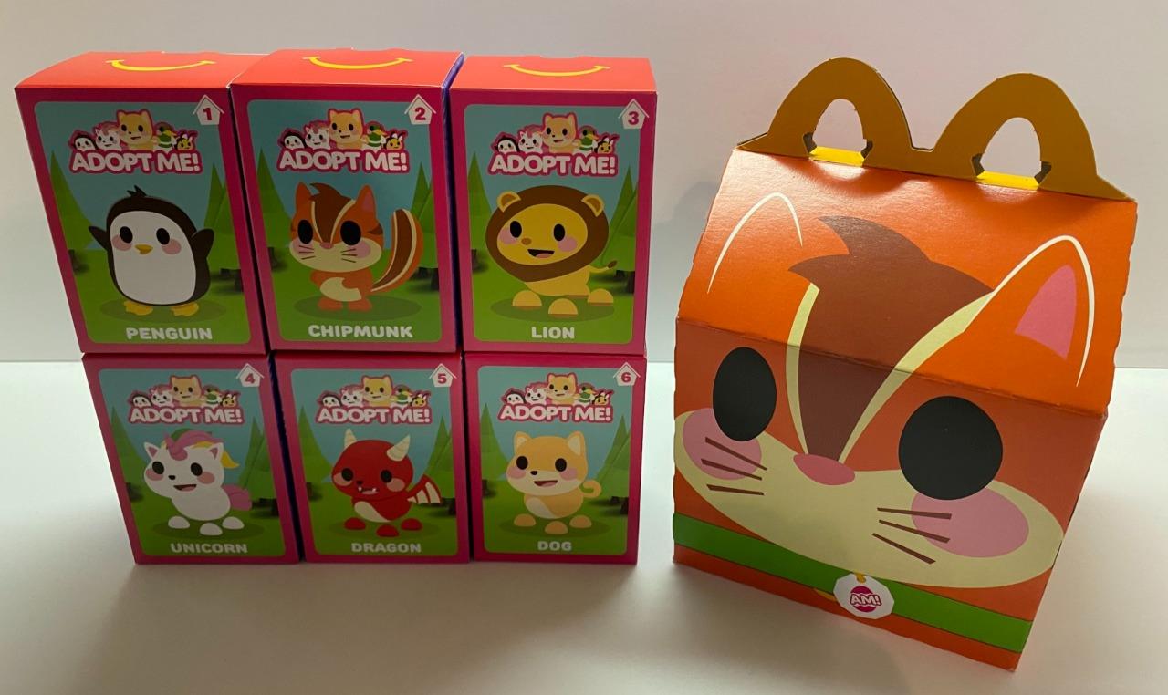 2024 McDonald's Adopt Me Happy Meal Spielzeug oder Set $ 3,99 VERSAND FÜR JEDE MENGE - Bild 17 von 17