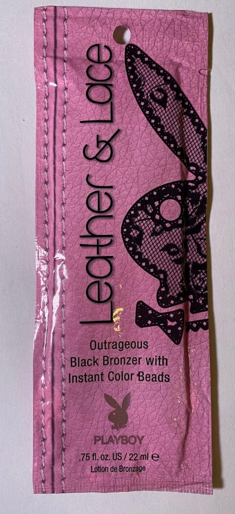 Playboy LEDER & SPITZE schwarzHOT Kribbeln Bronzer Innenbereich Solarium Lotion Pakete - Bild 2 von 4