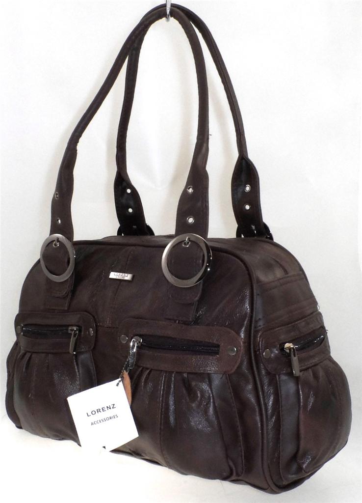 new designer lorenz large ladies real leather weekend shoulder