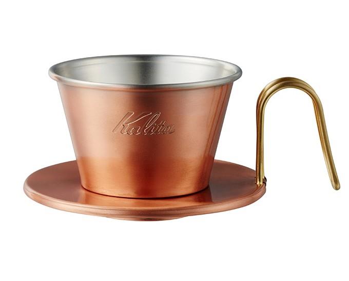 Kalita Coffee Dripper 'TSUBAME' WDC-185 2-4 Person Use Copper - 5