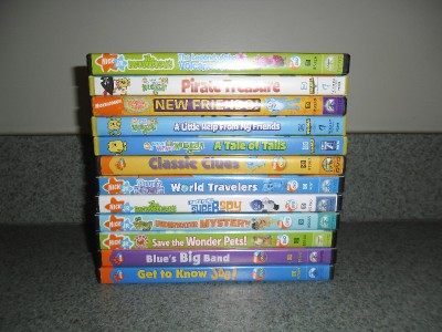 Set of 12 Nickelodeon Nick Jr. Kids DVD's - Blue's Clues! Diego! Yo ...