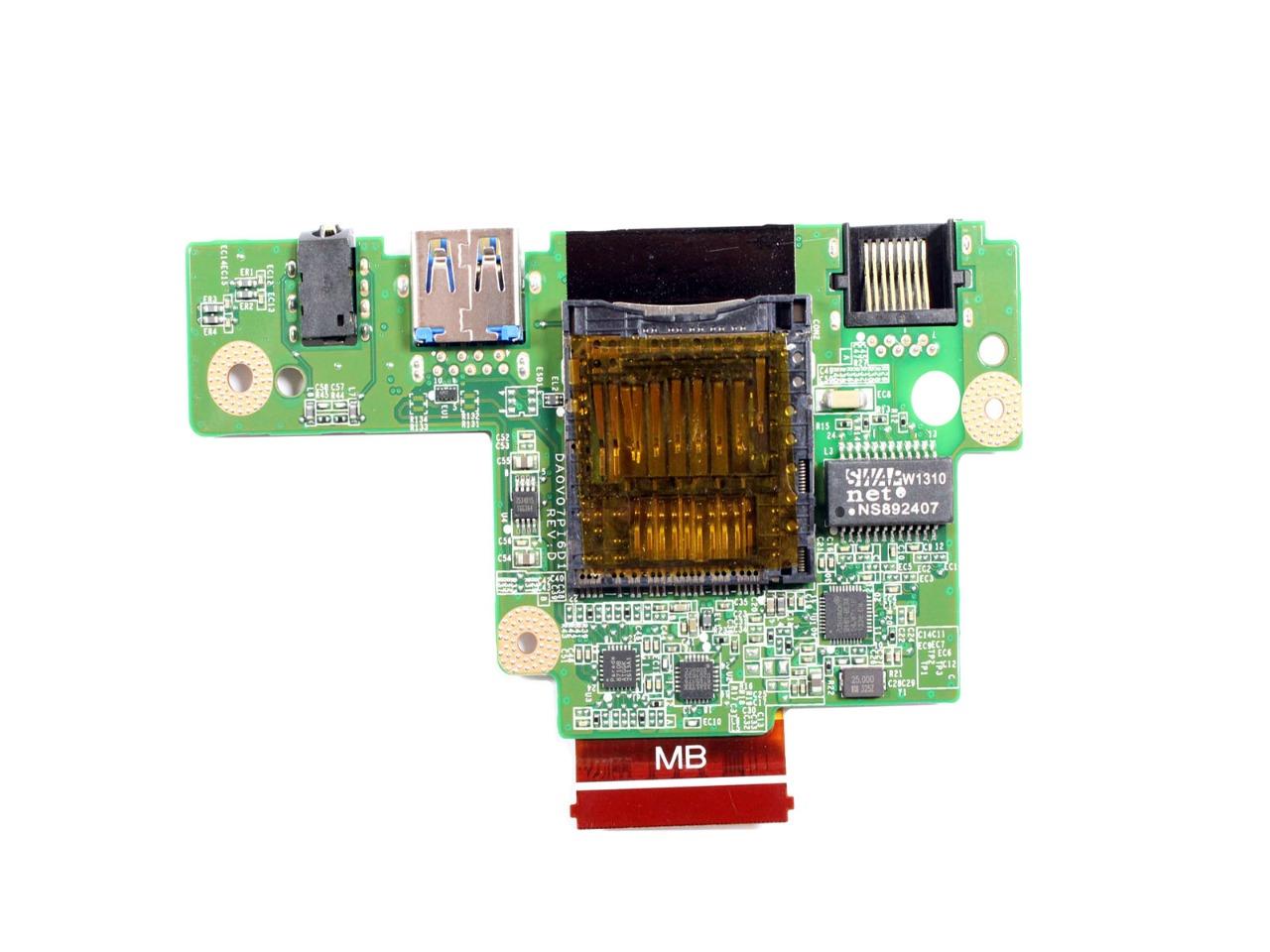 Genuine Dell Vostro 3360 USB Audio SD Card Reader Board V4Y1J 0V4Y1J