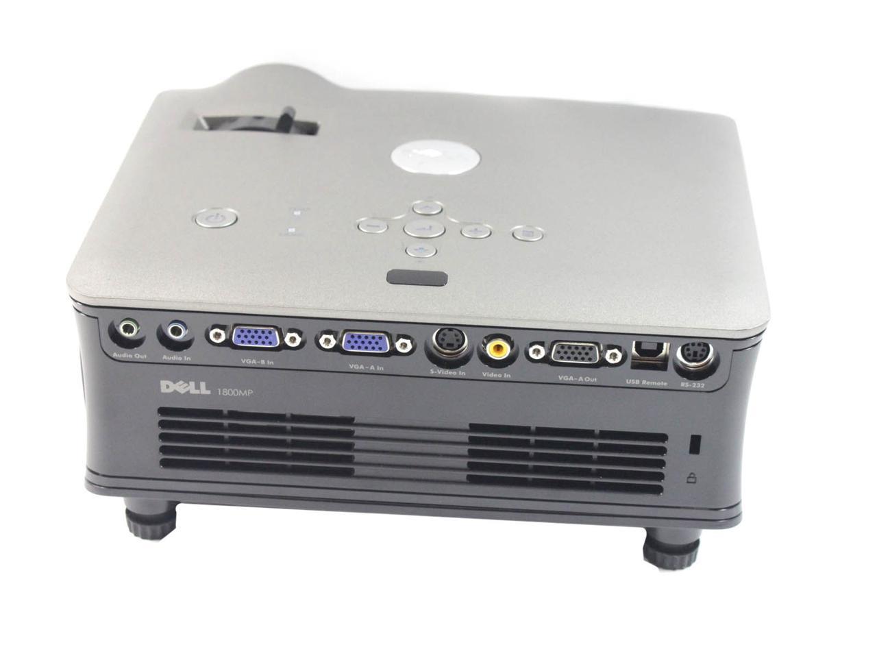 Dell 1800MP Portable DLP Projector 2100 ANSI Lumens 2001 MJ817
