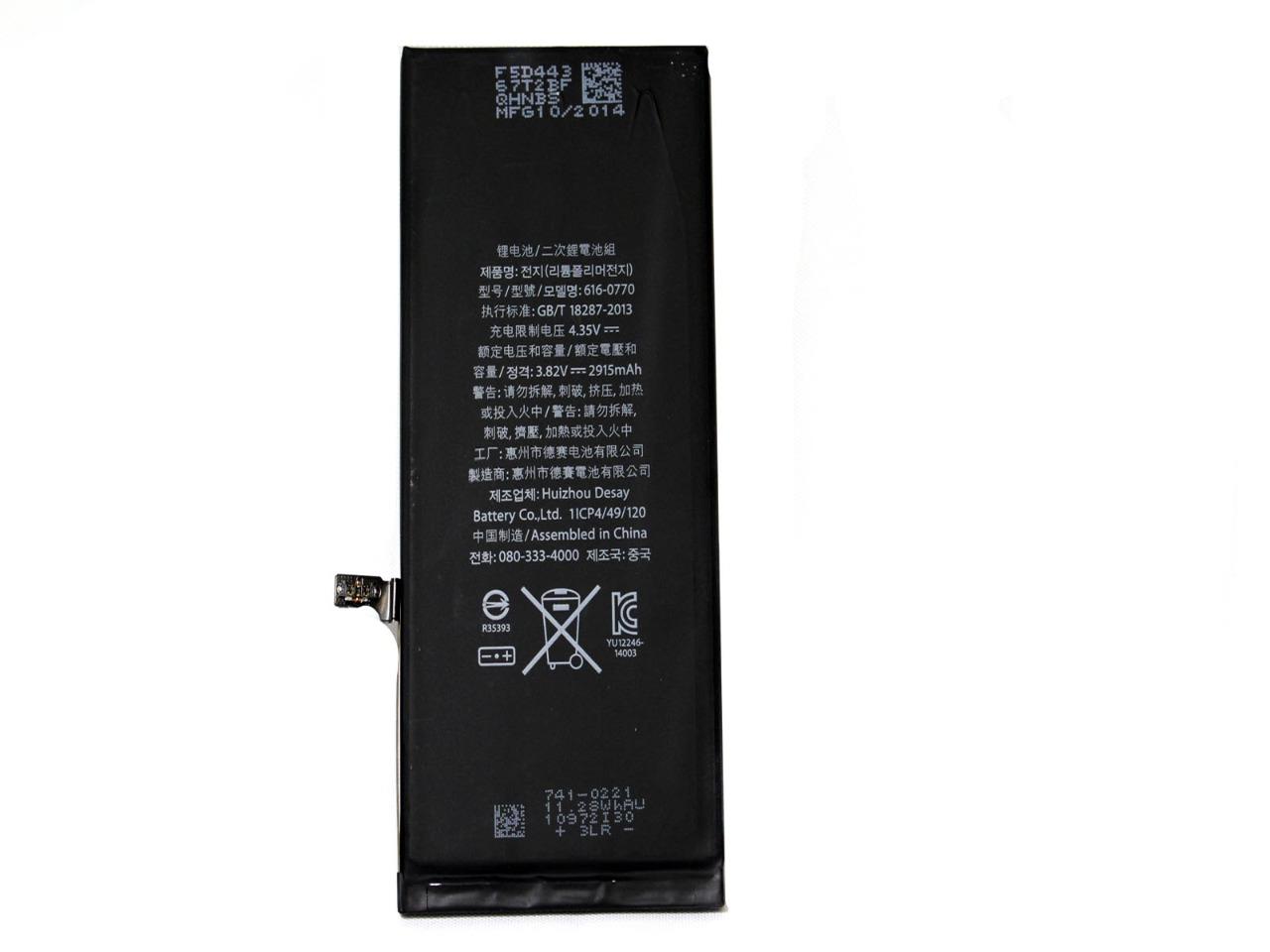 Lot of 10 Original Battery 3.82V Replacement for Apple iPhone 6 +