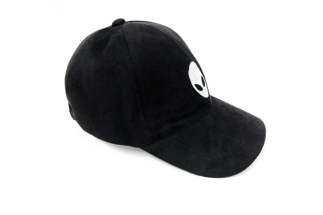 Alienware Embroidered Alien Logo Black Baseball Cap Hat