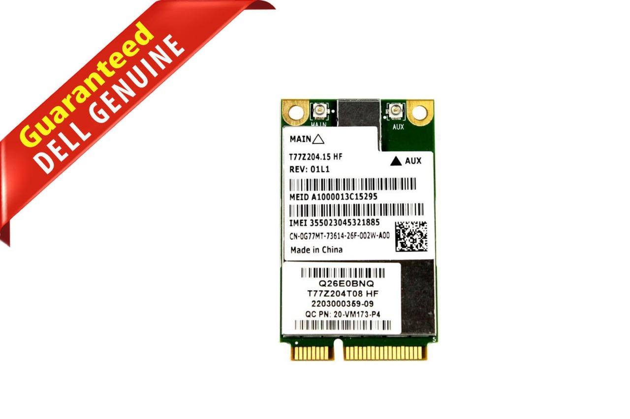 OEM Dell 3G DW5630 Qualcomm Gobi 3000 WWAN Mini PCI-e Wireless Card 0269Y G77MT