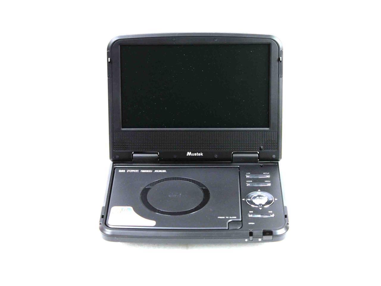 Mustek MP95A 9" Portable DVD Player W/Headphone Jacks Builtin Stereo Speaker 748011611579 eBay