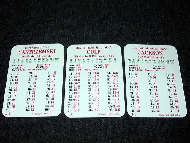 1968 APBA Baseball Season Cards : 20 Man Teams (2003 Re-Print) Tigers & Cards - Picture 6 of 7