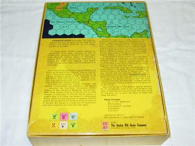 Avalon Hill AH : CONQUISTADOR game - The Age of Exploration