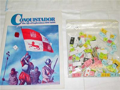 Avalon Hill AH : CONQUISTADOR game - The Age of Exploration: 1495