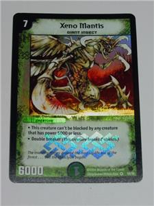 Duel Masters Trading Game 2004: Xeno Mantis - 55/55 - Foil Card