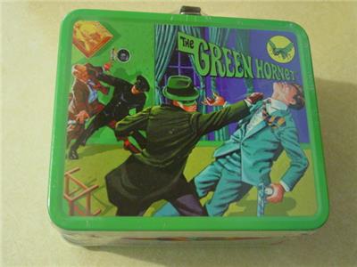 G WHIZ - The Green Hornet TV Show Tin Lunch Box - 1967 Repro