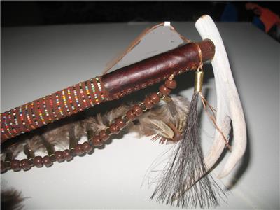 Indian Ceremonial Tobacco Peace Pipe 12