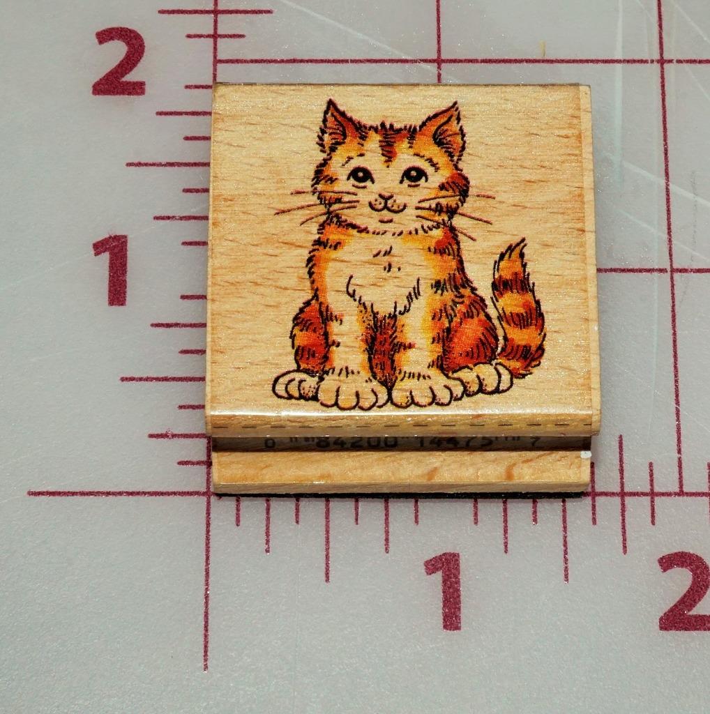 Vintage Stempel Basteln Gummistempel nach Wahl! Katzen Hunde Palme Herz + mehr - Bild 4 von 21