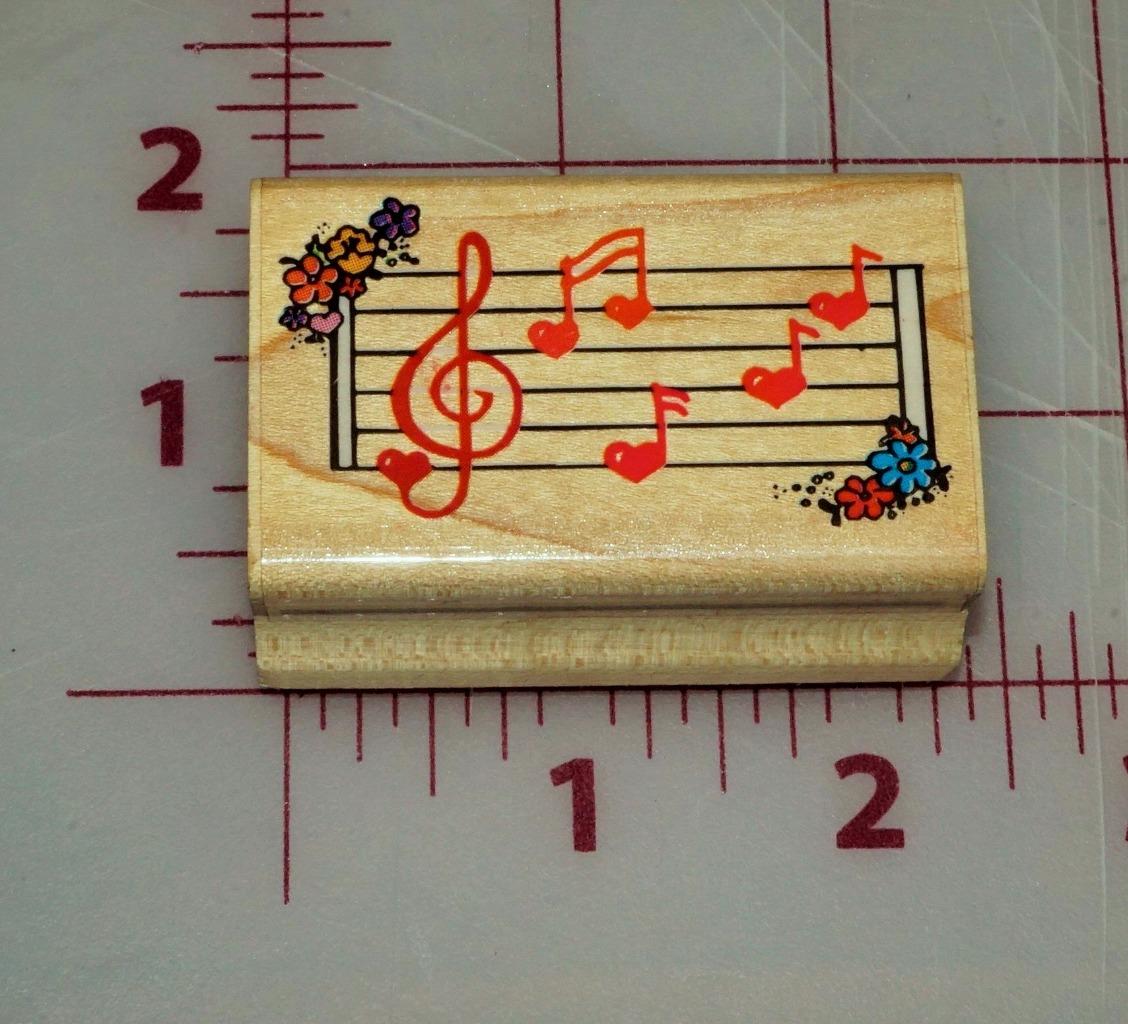 Vintage Rubber Stampede Rubber Stamps You Choose! Flowers Bunny Hearts Music - Picture 20 of 26