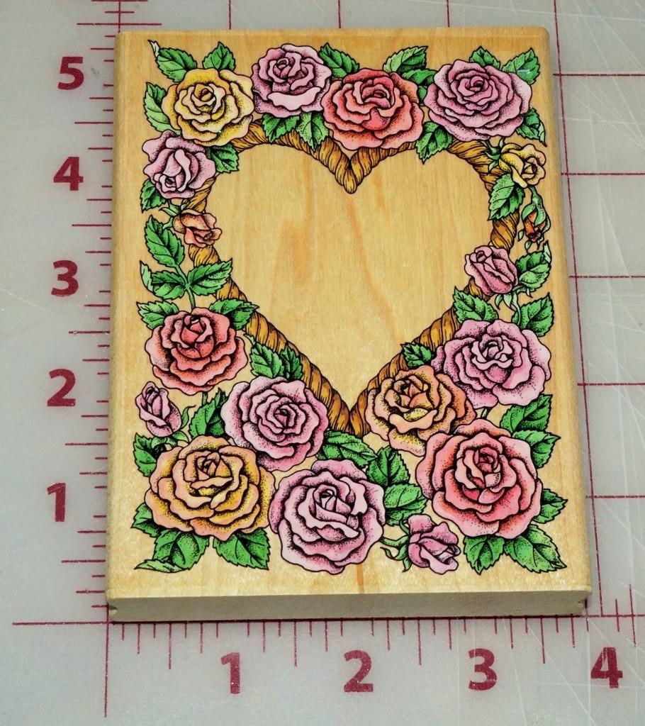 Vintage Rubber Stampede Rubber Stamps You Choose! Flowers Bunny Hearts Music - Picture 26 of 26