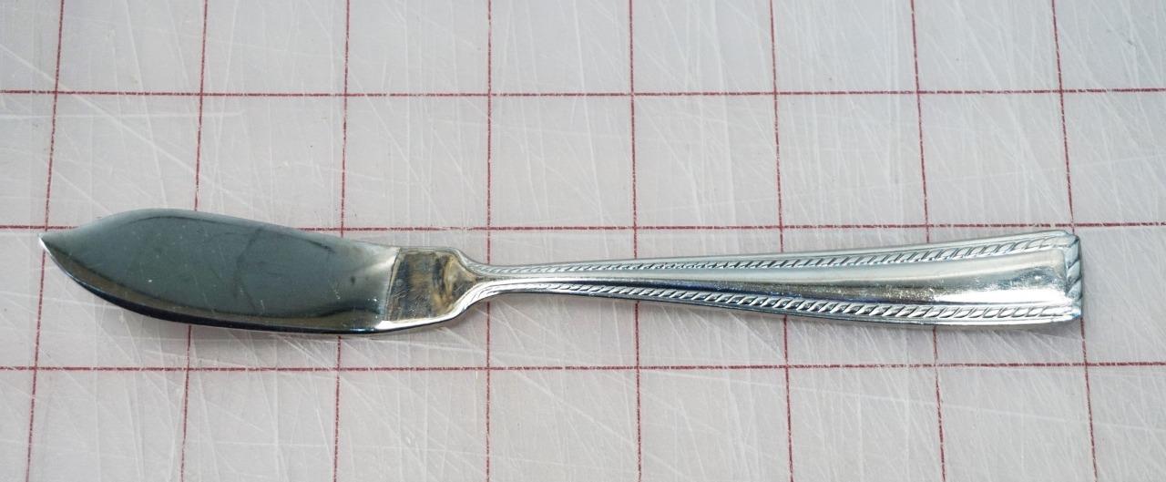 Vajilla Oneida de acero inoxidable 18/10 con borde de cuerda florida ELECCIÓN - Imagen 9 de 11