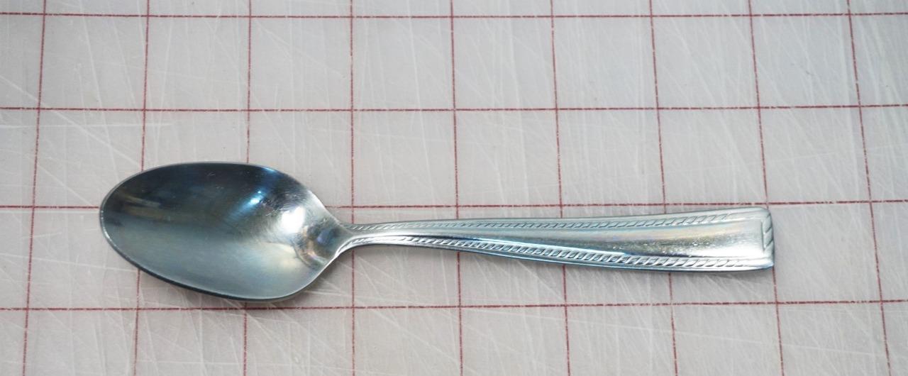 Vajilla Oneida de acero inoxidable 18/10 con borde de cuerda florida ELECCIÓN - Imagen 5 de 11