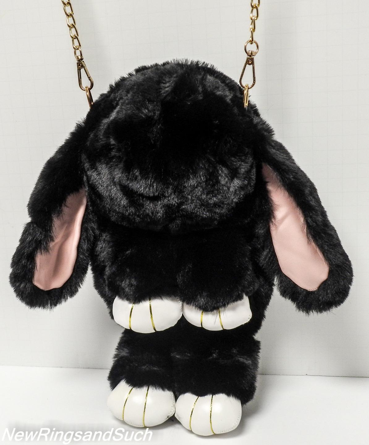 Hase Haustier Handtasche super weich & flauschig Crossover Rucksack - Bild 11 von 13