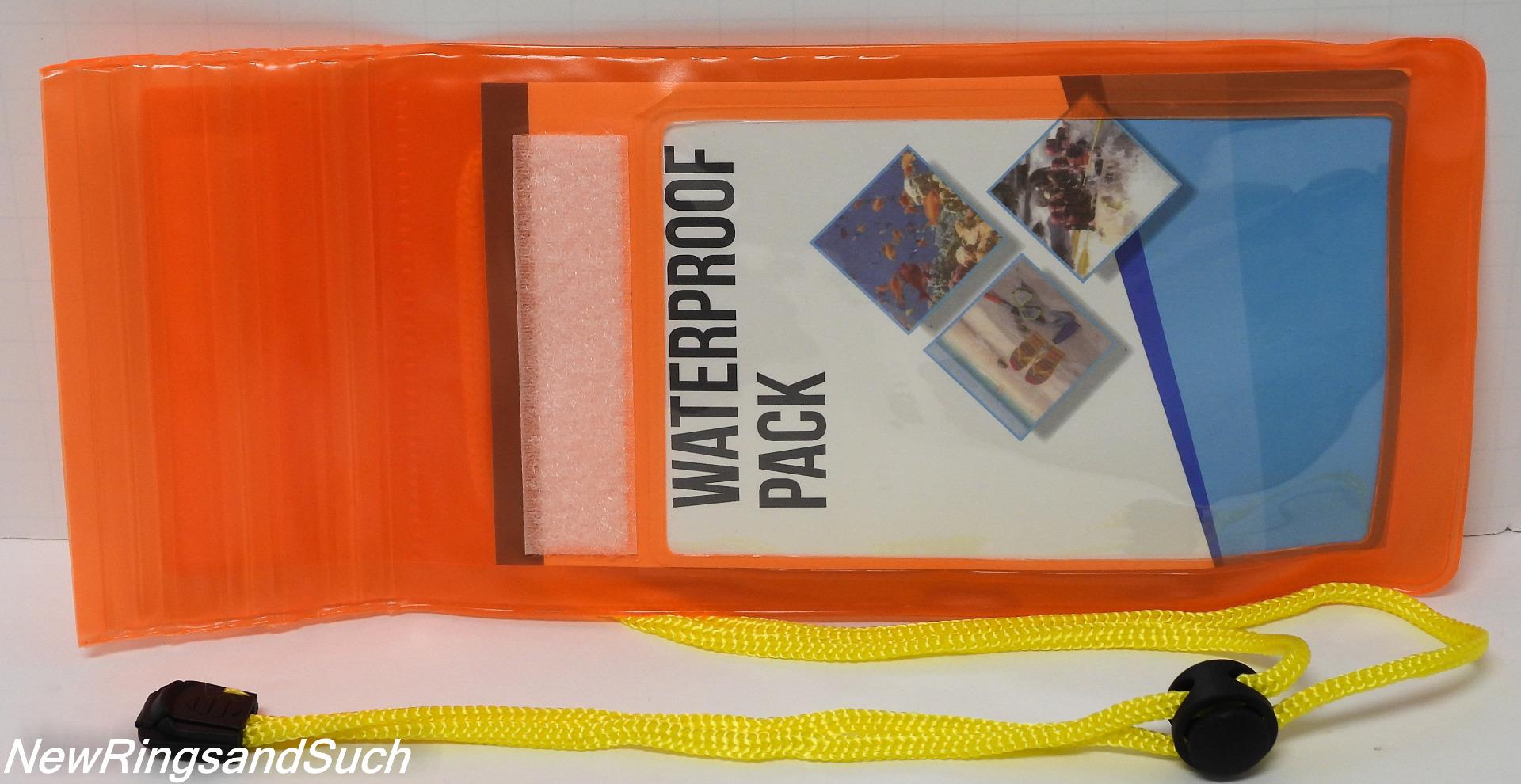 Phone Waterproof Pack Bag Vacation Water Rides Hiking Jogging with Lanyard - Picture 16 of 16