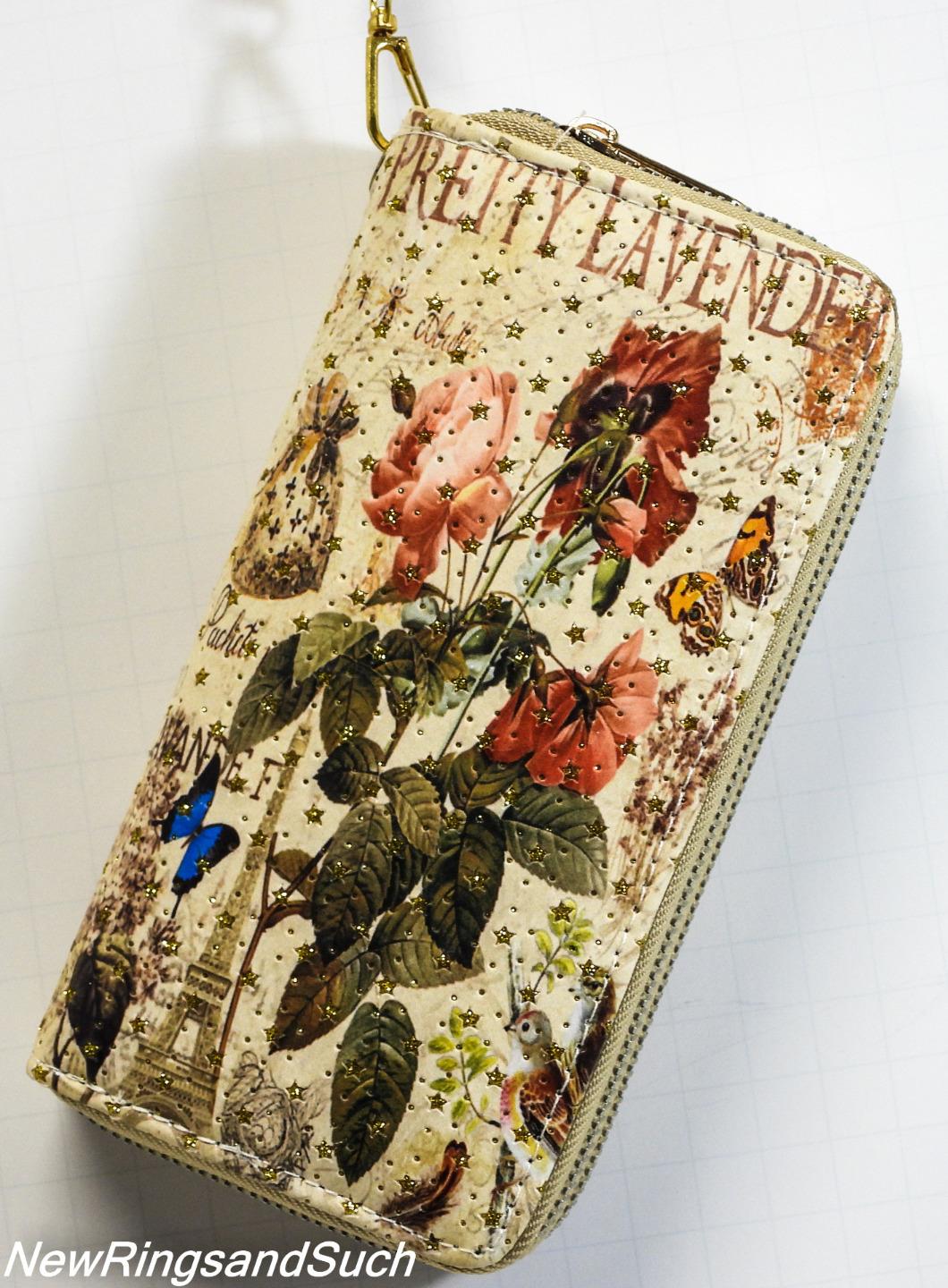 Clutch Geldbörse Glitzer Kleingeldbörse mit Handschlaufe - Bild 15 von 23