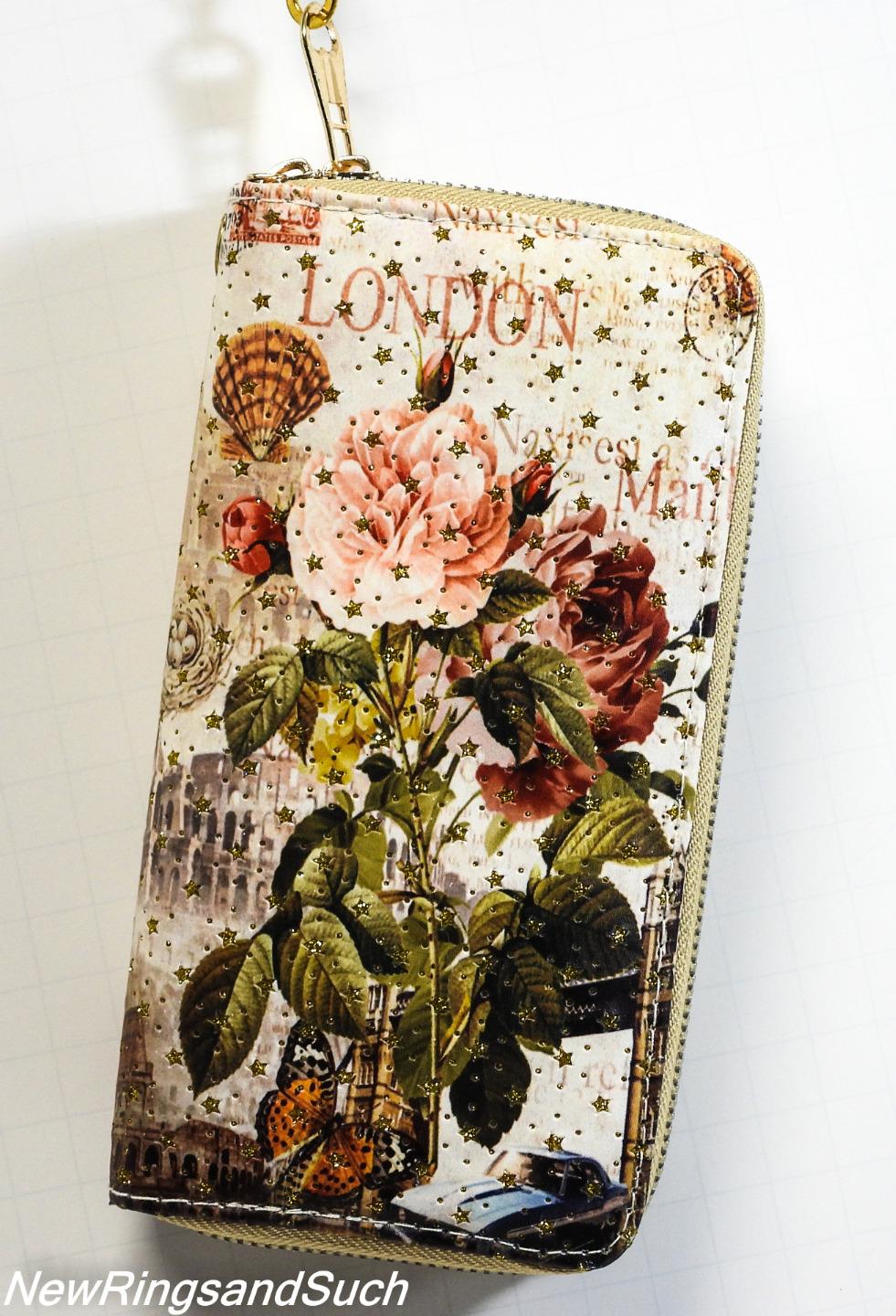 Clutch Geldbörse Glitzer Kleingeldbörse mit Handschlaufe - Bild 16 von 23