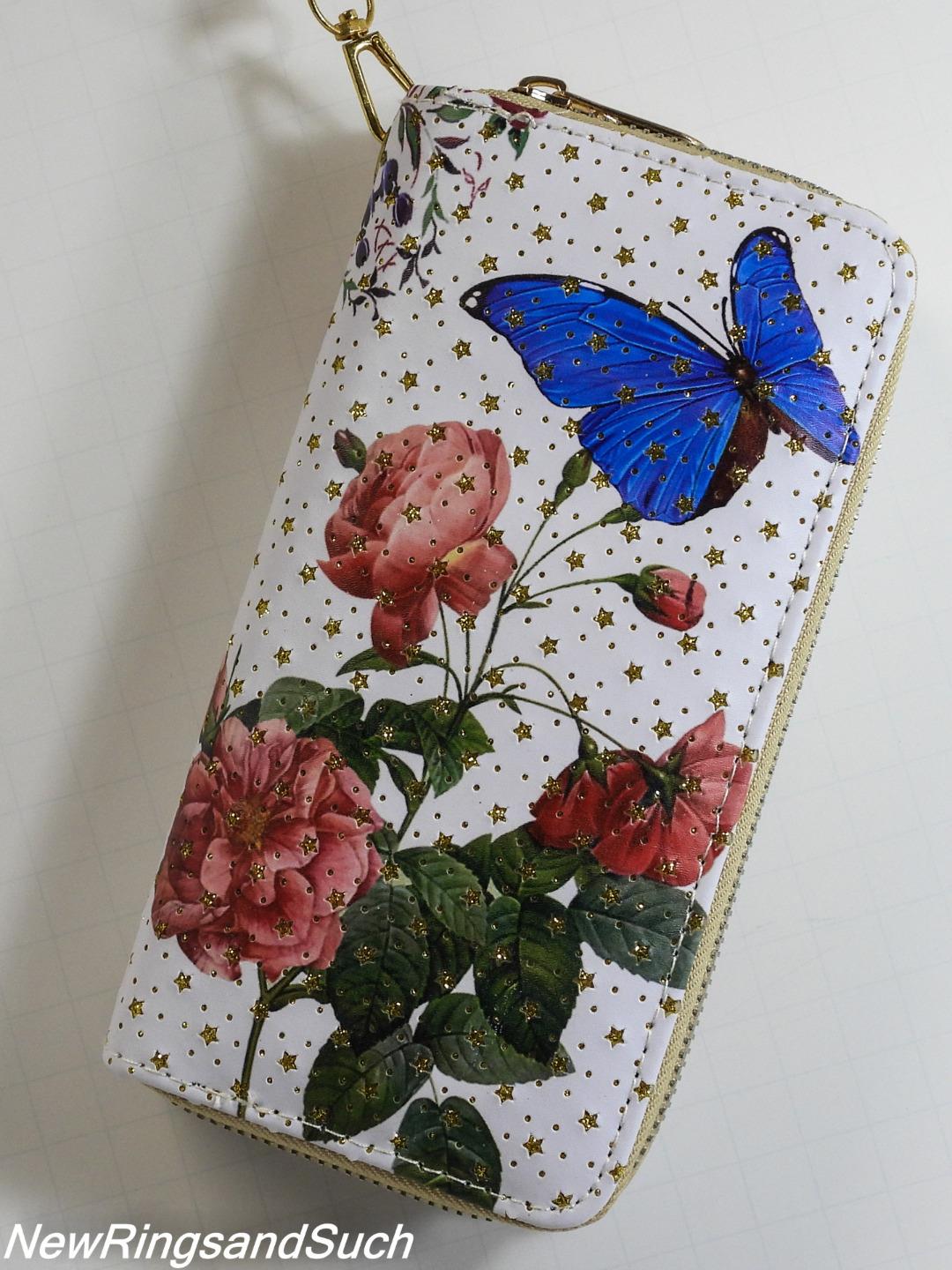 Clutch Geldbörse Glitzer Kleingeldbörse mit Handschlaufe - Bild 17 von 23