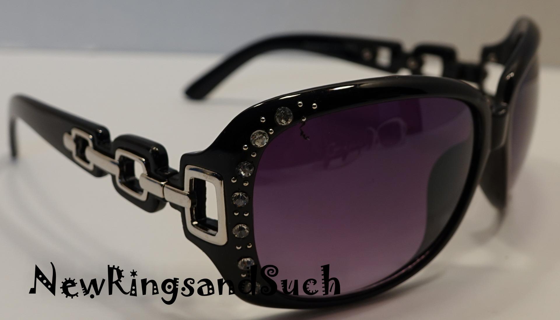 Women's Rectangle Rhinestone Bling Eyewear Sunglasses 408-10 - Picture 13 of 13